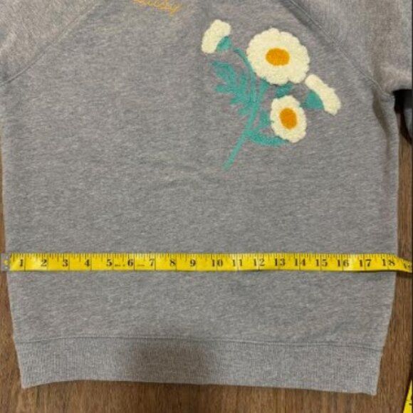 Lucky Brand Women's Long Sleeve Crew Neck Daisy Fresh Sweatshirt - Picture 6 of 14